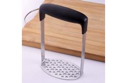 China Stainless Steel Garlic Press Manual Kitchen Gadget Mashed Potato Masher Modern supplier