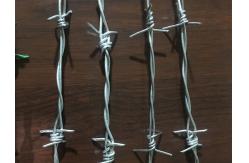 China Antirust Blade Barbed Wire Anti Oxidation Electro Galvanized supplier