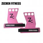 Pull Ups CrossFit Hand Grips Pink Carbon Fiber Leather Gym For Bars for sale