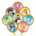 Wholesal princess helium foil 18inch foil balloon for party birthday gift decoration for sale
