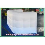 3m Fence White Inflatable LED Wall Inflatable Lighting Decoration Oxford Cloth for sale