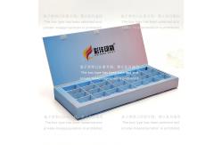 China Two Sided Slotted Customized Design Chocolate Packaging Gift Paper Sweet Boxes With Dividers supplier