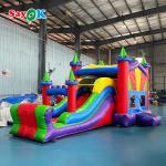 Sayok Inflatable Bouncer House Castle PVC Inflatable Bounce Slide Commercial Inflatable Bouncing Combo Slide for Event for sale