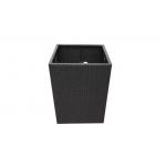Pool Accessories Rattan Storage Cabinet Wicker Poolside Towel Rack Cart Caddy