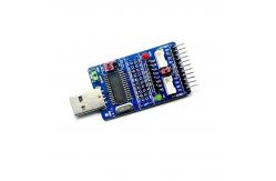 China Serial Adapter Module Converter For Serial Brush Debugging RS232 RS48 CH341A USB supplier