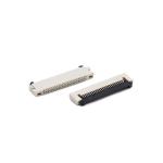 LCP UL94V-0 1.5mm ZIF SMT FFC FPC Connector 0.5mm Height Down Contact for sale