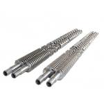 38CrMoAlA Twin And Single Conical Screw Barrel For Recycling Machine for sale