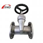 DIN Handwheel Flange Stainless Steel Gate Valve Non Rising Stem seated CF8M Valve for sale