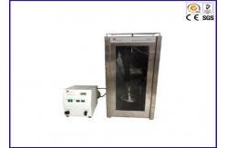 China Textile Fabrics Vertical Flammability Tester CFR 1615/1616 For Knitted Fabric supplier