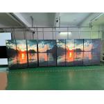 128*64 Resolution LED Poster Display with Aluminum Panel and SMD2121 Chips for sale