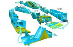 China 0.55mm PVC Tarpaulin Inflatable Obstacle Challenges / 5km Inflatable Run supplier