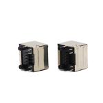 1x1 Port Shielded Female Jack 8P8C RJ45 Connector With Led Modular Jack for sale
