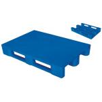 Flat Surface Nestable Plastic Pallets 4 Way Plastic Shipping Pallets for sale