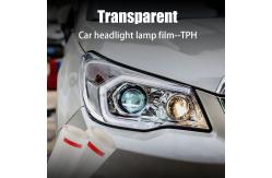 China Hydrophobic TPU Self Healing Car Light Film Transparent 0.3*15m Scratch Resistant supplier