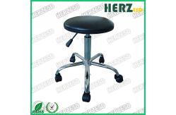 China 450-610mm Height Adjustable Lab Stool , PU Leather Surface ESD Work Stools supplier