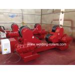 20 Ton Tank Turning Welding Rollers Self Aligning With PU Wheels Pressure Vessel Wind Tower for sale