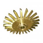 High Quality Oxidation Coating CNC Brass Parts Self Priming Pump Impeller for sale