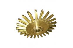 China High Quality Oxidation Coating CNC Brass Parts Self Priming Pump Impeller supplier
