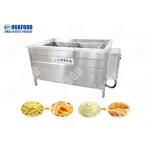 Peanut / Potato Chips Automatic Fryer Machine 9KW 304 Stainless Steel Material for sale