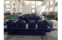 China Heavy Duty Rotator Turning Rolls Steel / Polyurethane Wheel 150T bolt supplier