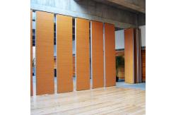 China Sliding Movable Partition Walls For Restaurant 85mm Thickness 6 Meter Height supplier