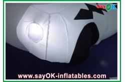 China Customized Advertising Events Lenghth 3m Inflatable Car 2 Head Led Bulbs supplier