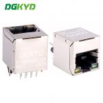 Top insertion RJ45 Ethernet Connector with internal isolation transfomer 180 degree straight insertionDGKYD511B109AC2A8D for sale