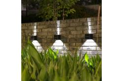 China Powered IP65 Waterproof Solar Wall Light Lamp Pathway Decking Street For Landscape supplier