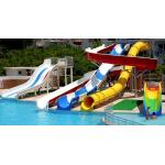Water Aqua Park Equipment Playground Fiberglass Slide Set For Kids for sale