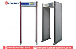 China Easy Install Body Scanner Metal Detector , Walk Through Safety Gate 33 Zones supplier