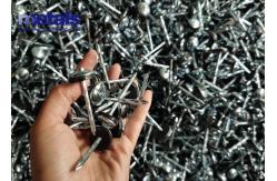 China BWG9 Hot Dipped Galvanized Roofing Nails Twisted Shank With Ruber Washer 1/2 supplier