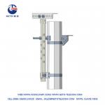 Square Tube Mounting Bracket / Extension Bracket Hot Dip Galvanized Steel For Pole for sale