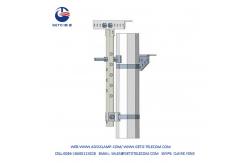 China Square Tube Mounting Bracket / Extension Bracket Hot Dip Galvanized Steel For Pole supplier