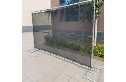 China 6x10ft Removable Silvery White Chain Link Temporary Fence supplier