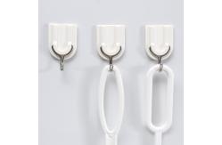 China Sticker Bathroom Towel Removable Plastic Wall Hooks Adhesive supplier