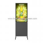 Ultra Slim TFT LCD Floor Standing Kiosk For Advertising
