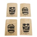 Food Packaging Stand Up Zipper Pouch Recycled Plastic Bag  For Nuts