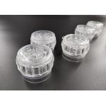 (KPL-011) Round Grinder Cap Accessories Refillable Clear Or Black 22.3 G for sale