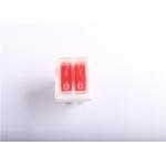 DPDT DPST Rocker Switch Illuminated , 4 Pin 6 Pin Lens Single Mini Momentary Rocker Switch for sale