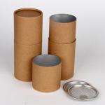 Dries Empty Food Cans For Snack , Custom Paper Tube Cans Cosmetic for sale