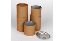 China Custom EOE Seal Lids Composite Paper Can Seed Packaging No Printing supplier