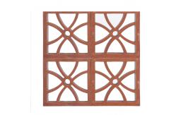 China Red Clay Terracotta Hollow Breeze Blocks Bricks For Wall Cladding Panel supplier