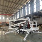 Folding Arm Self Propelled Lifting Platform Electric Towable Boom Lift for sale