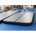 Custom Inflatable Air Track Double Wall Fabric Material Black Sides