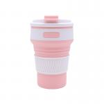 350ml BPA Free Silicone Reusable Collapsible Water Cup for sale