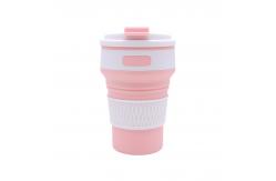 China 350ml BPA Free Silicone Reusable Collapsible Water Cup supplier