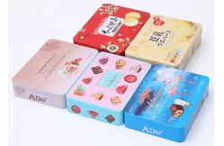 China Medium Rectangular Candy Sweet Mooncake Cookie Tin Cans supplier