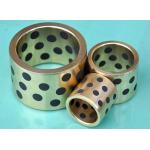 Cast Bronze Bearings Strengthening Copper based With Solid Lubricant Plugs for sale