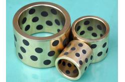 China Cast Bronze Bearings Strengthening Copper based With Solid Lubricant Plugs supplier