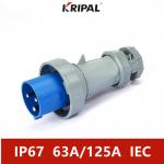 IP67 220V 3P Dustproof Industrial Plug Universal CEE/IEC Standard for sale